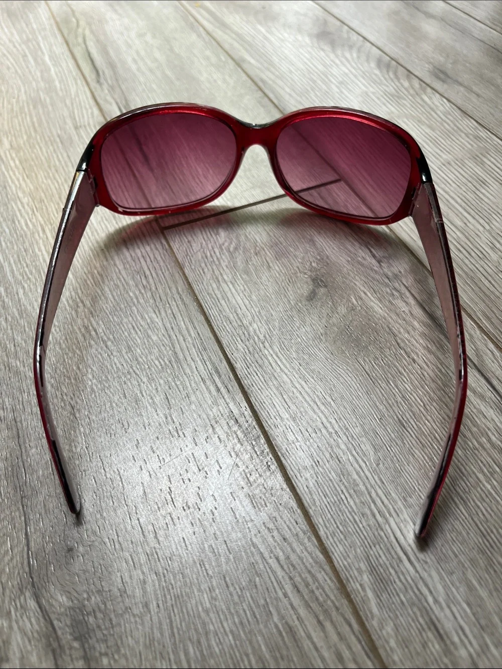 Chico's Red Women's Sunglasses with Tinted Lenses